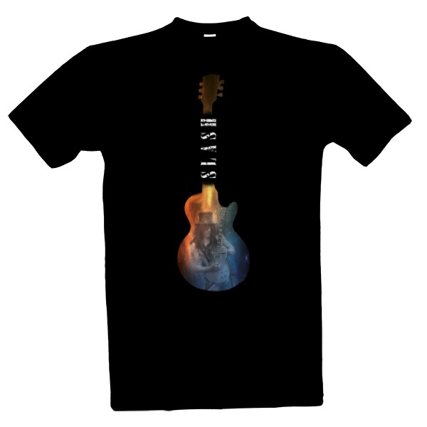 Tričko s potiskem Foto Slash v kytaře