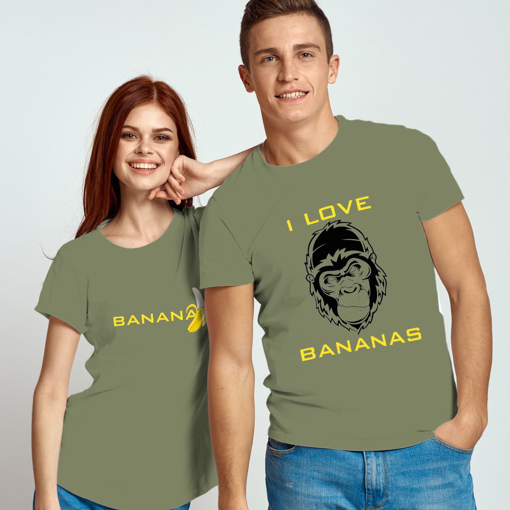 Párové tričká I love Bananas