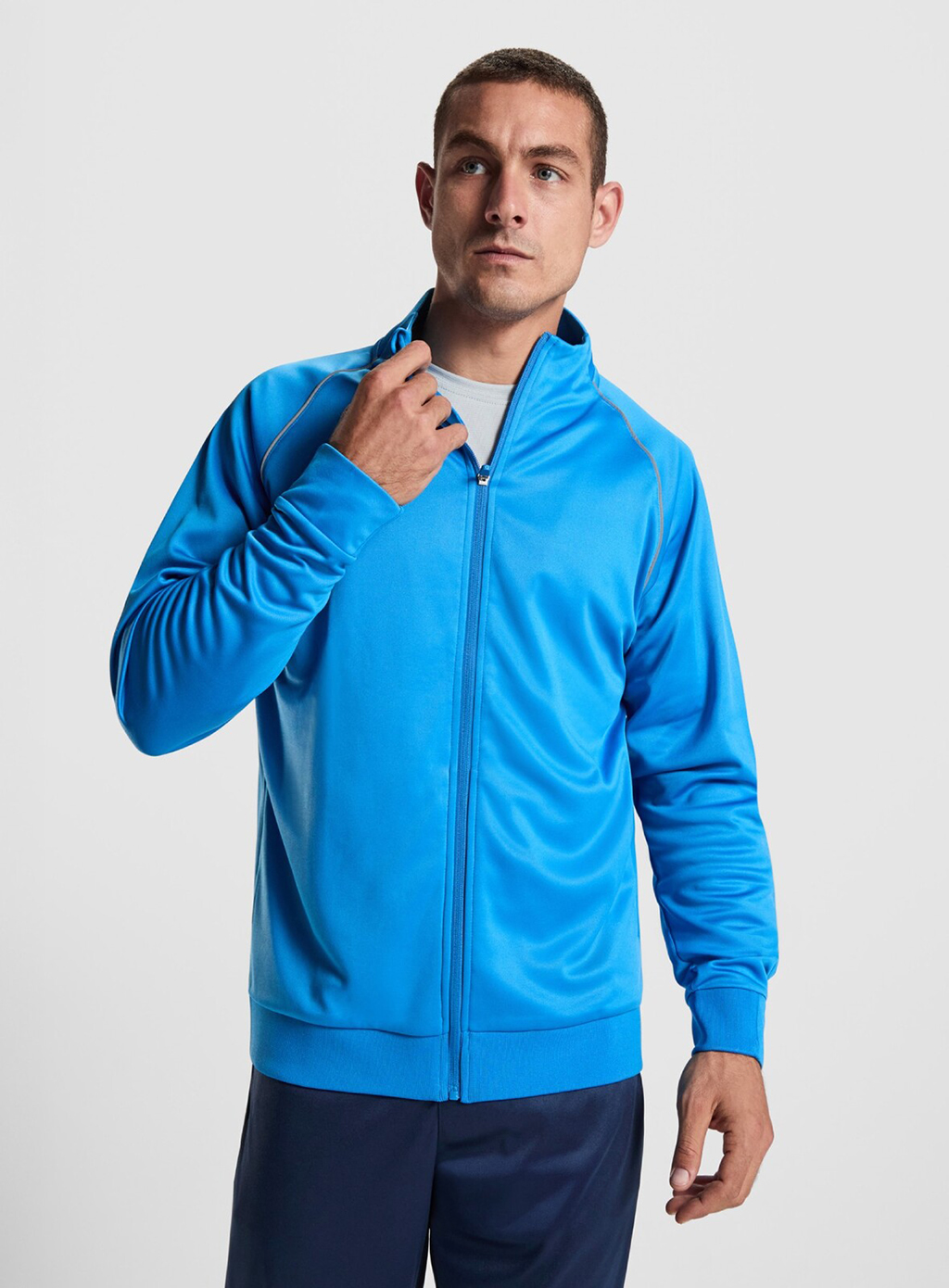 Sportovní mikina se zipem unisex detail 3