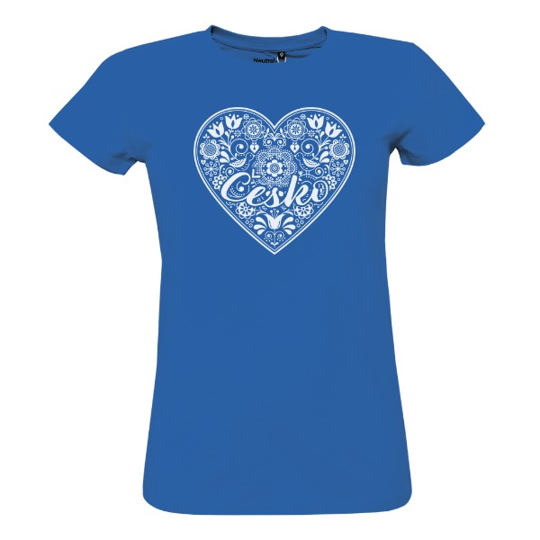 Tričko s potlačou  České ľudové srdce