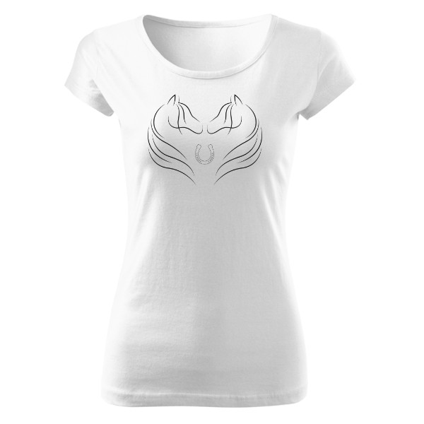 Tričko s potiskem  Láska a štěstí