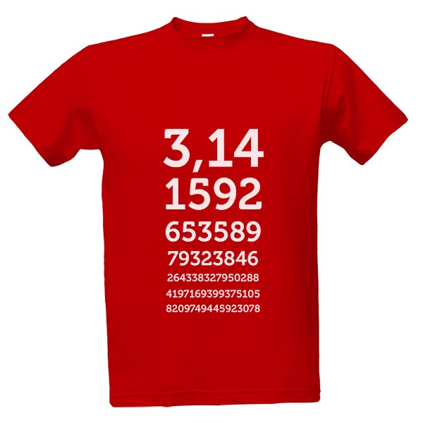  Ludolf's number 3,14 - white T-shirt