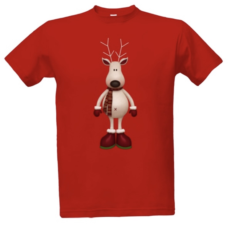 Tričko s potiskem Christmas Sobík