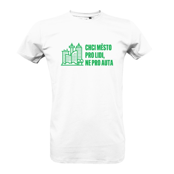 100% BIO tričko "Město pro lidi" - pánské