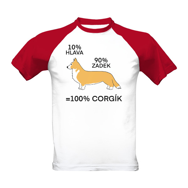100% corgi červený