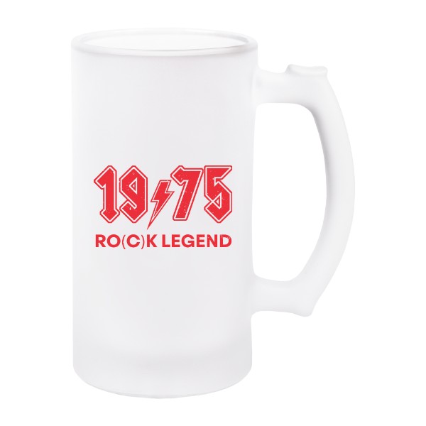 Polliter na pivo - matné sklo s potlačou 1975 Rok legend