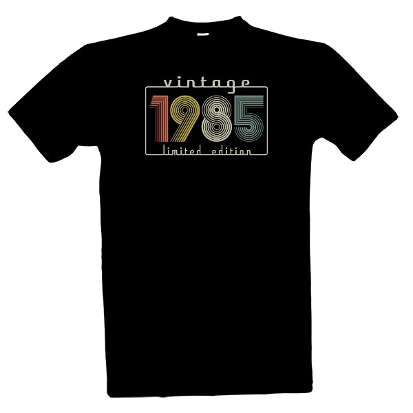Tričko s potiskem 1985 vintage - limited edition 2