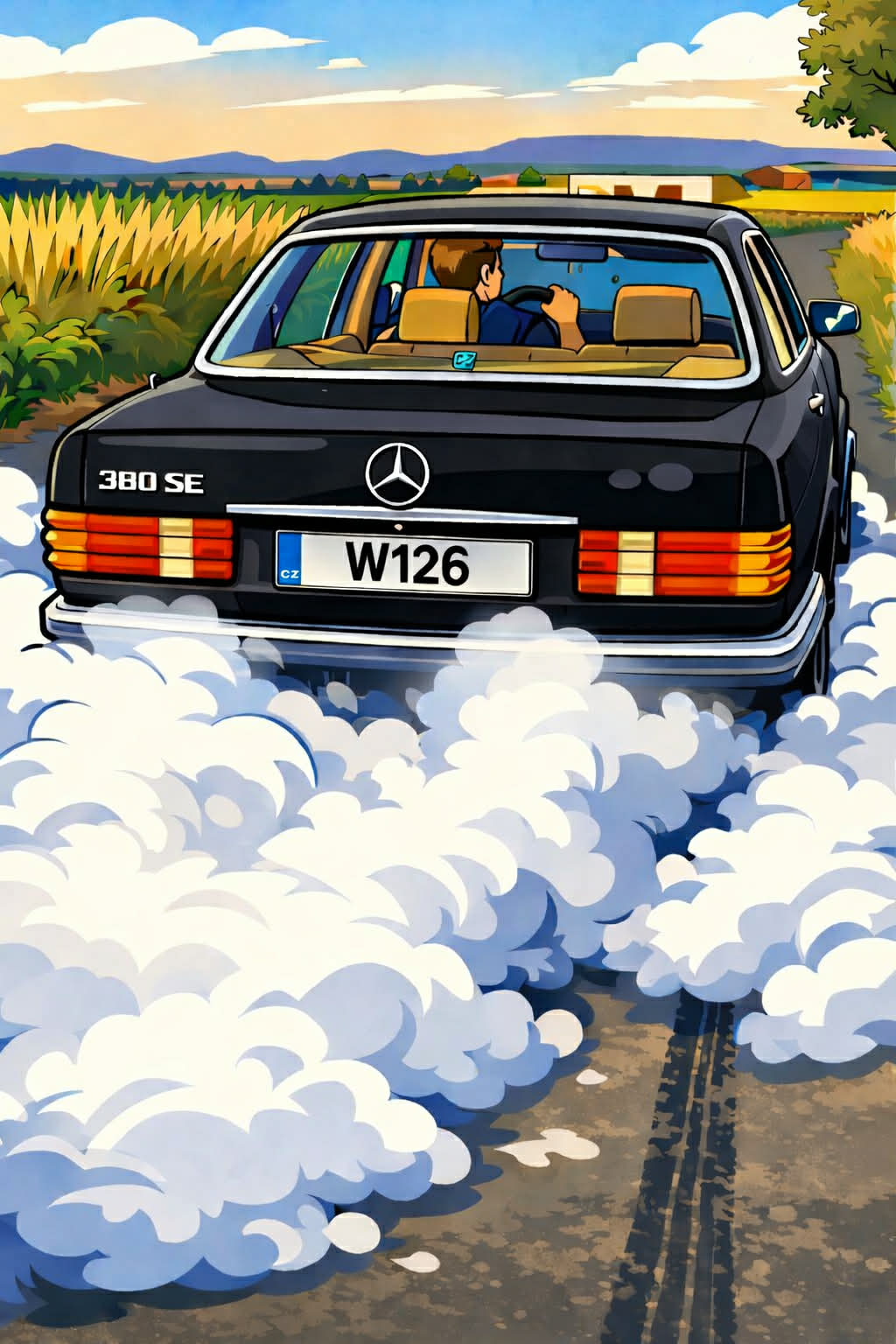 Mercedes-Benz W126 Black
