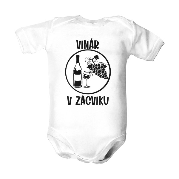 Dětské body  s potiskem Vinár v zácviku