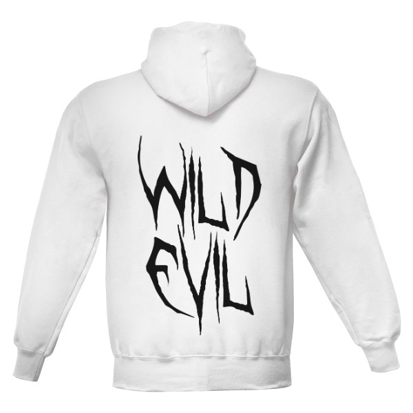 Wild Evil mikina bílá