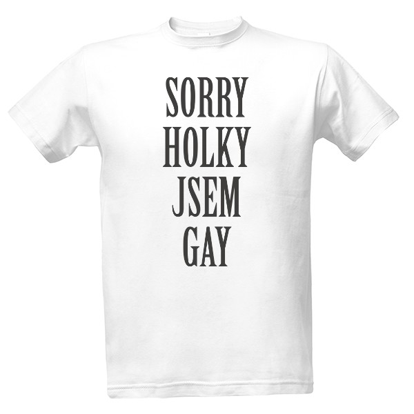 Sorry holky jsem gay