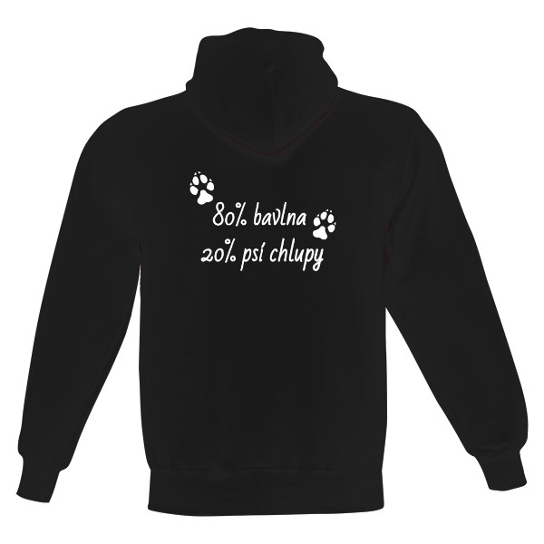 Husky bavlna a chlupy