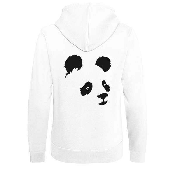 Mikina na zip unisex s potiskem panda