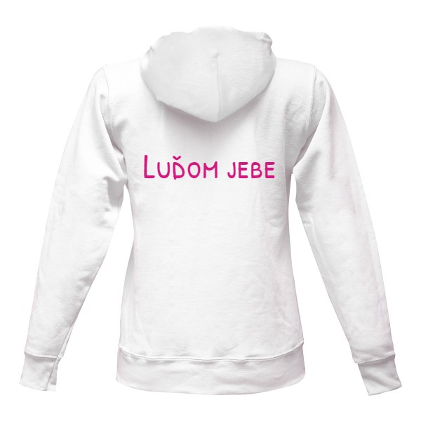 Dámsk mikina luďom jebe