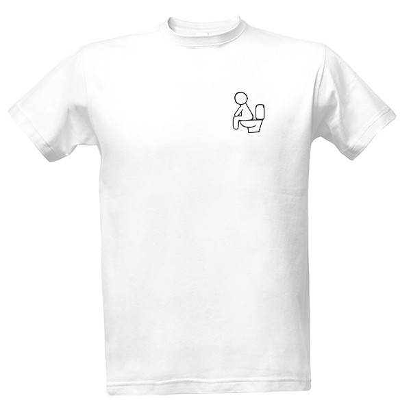 Tričko s potiskem 3D tiskárna - černá