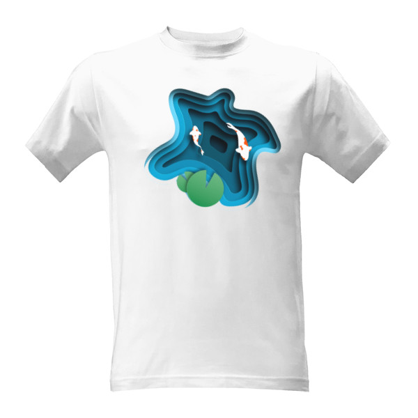 Tričko s potiskem 3D Zen s Kapry Koy v Rybníčku