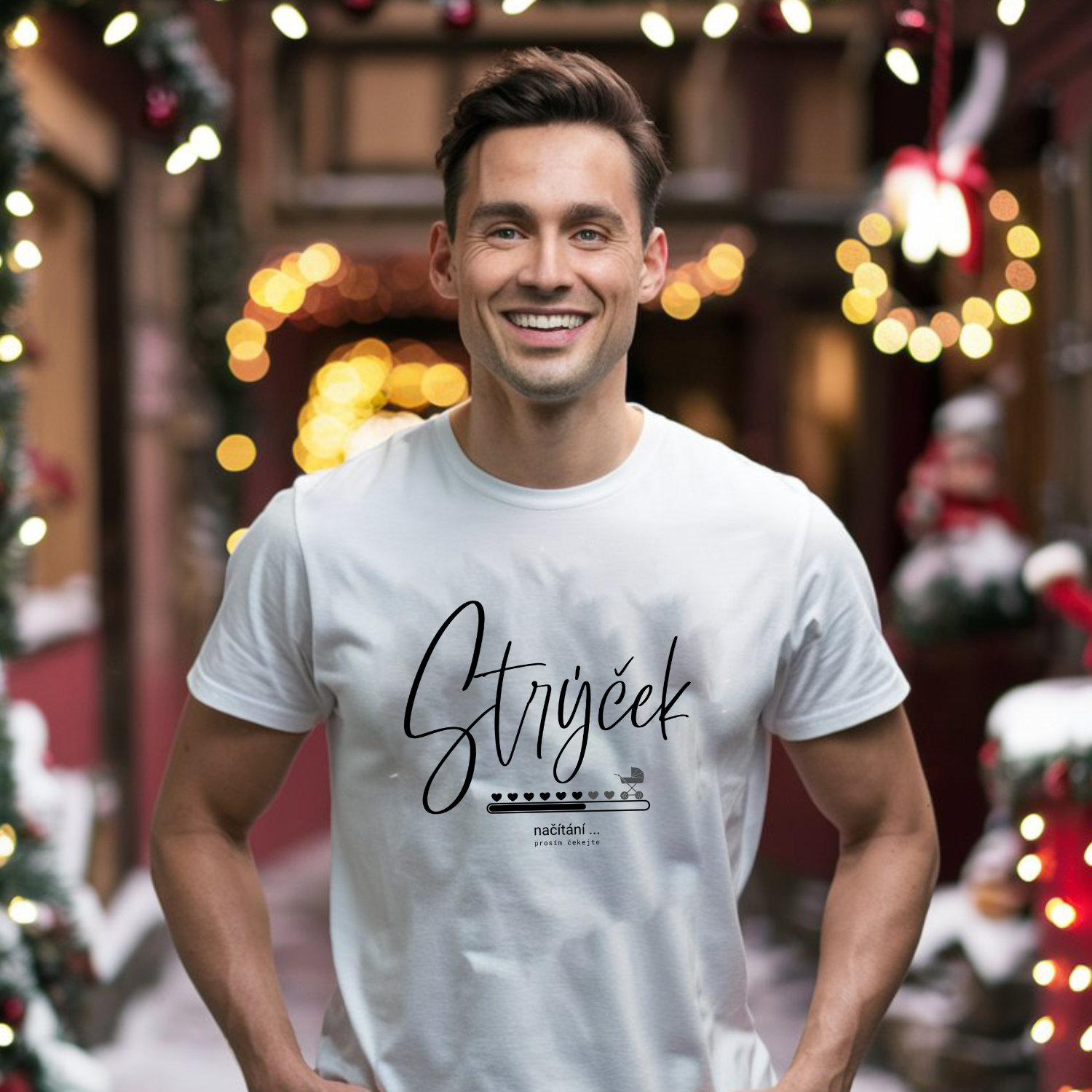 Tričko s potiskem Strýček - načítání