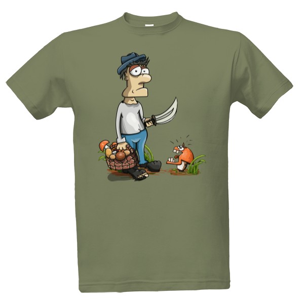 Tričko s potlačou mushroom