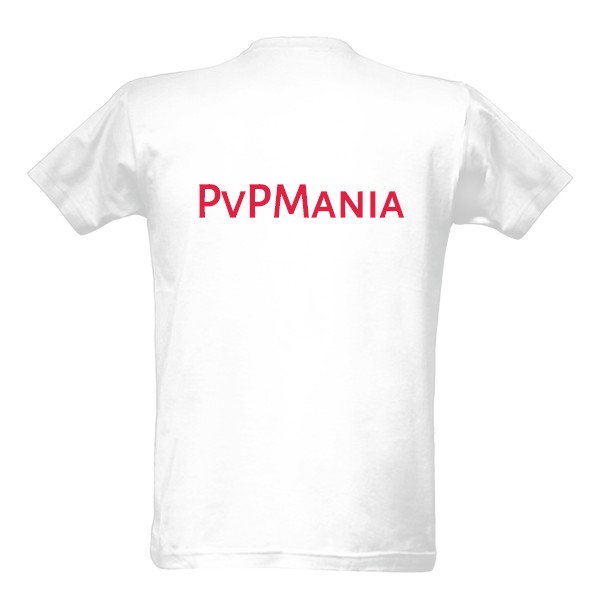 PvPMania.eu tričko bile