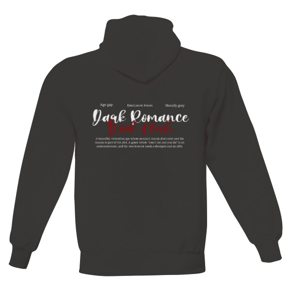 Dark Romance Book Club hoodie s kapucí