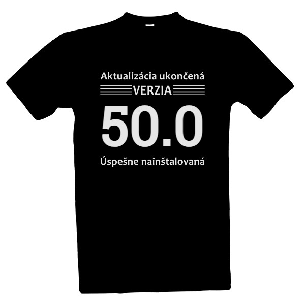 Tričko s potiskem Nová verzia veku