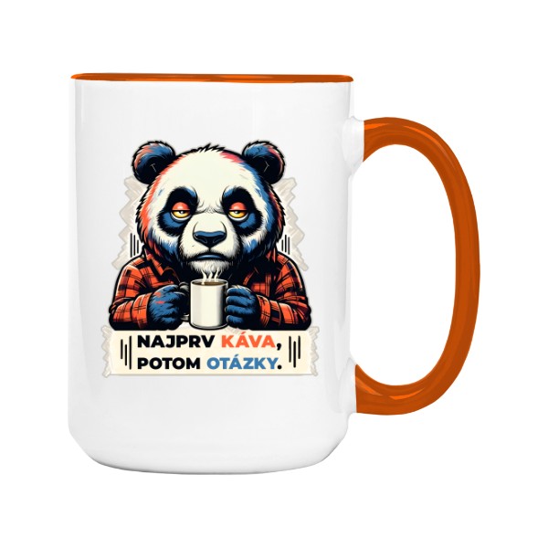 Hrnek velký barevný s potiskem Nový produkt