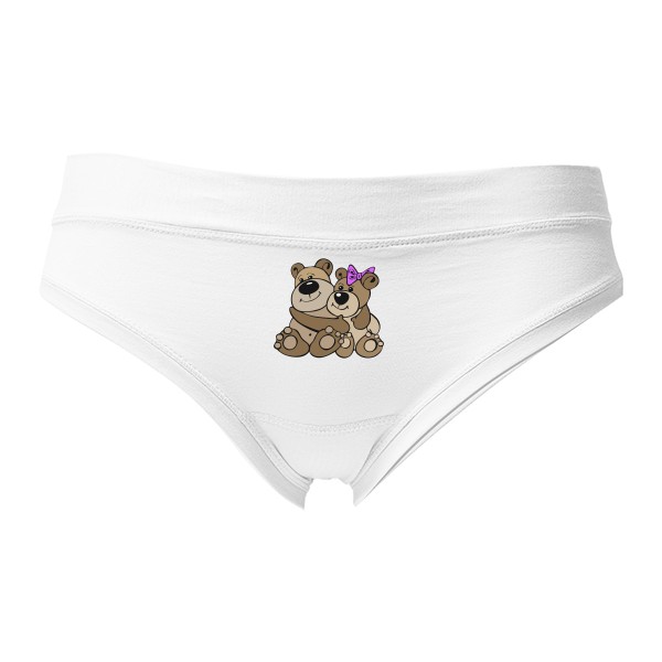 Damska tanga - Výpredaj s potlačou Tanga s medvídky