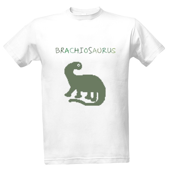 Tričko s potiskem Brachiosaurus