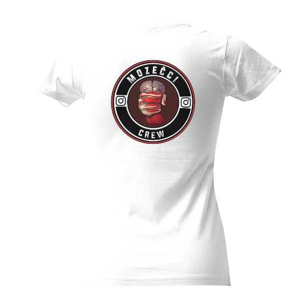 Mozečci Crew Tričko Dámské Bílé