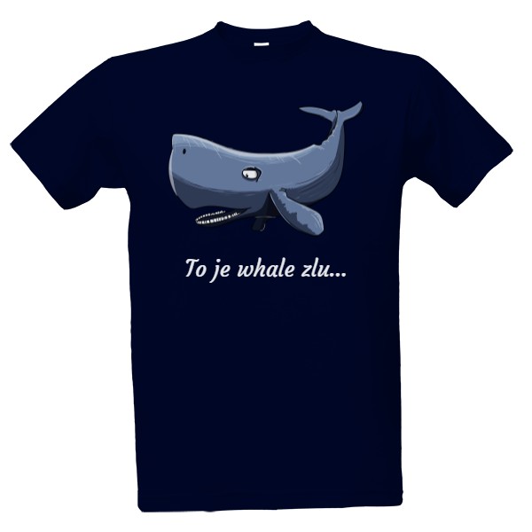 Tričko s potlačou whale