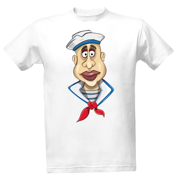 Tričko s potiskem sailor