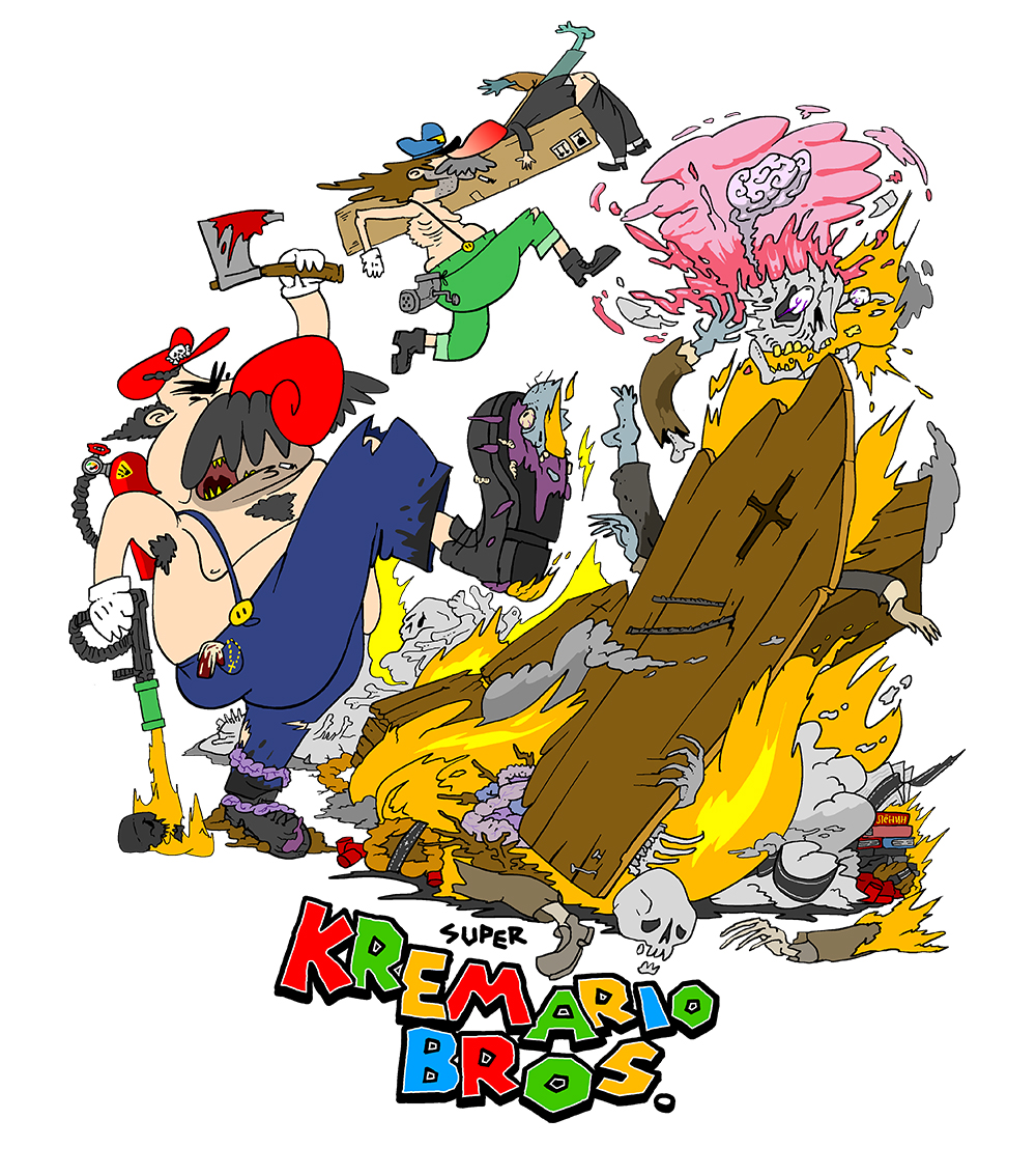 Tričko s potiskem RR Krematorio Pros