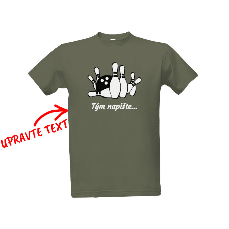 Tričko s potlačou Kuželky