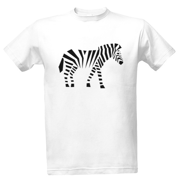 Tričko s potiskem Velká zebra