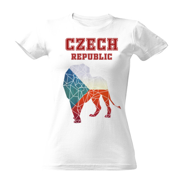 Czech republic lev a vlajka