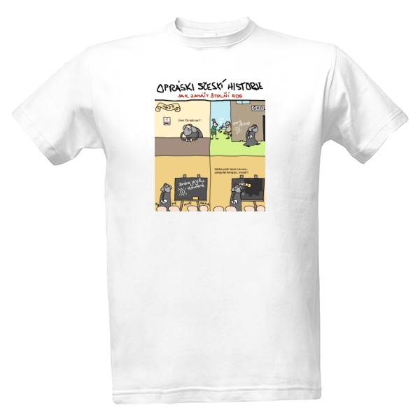 Tričko s potlačou 1627 Obris Pičus