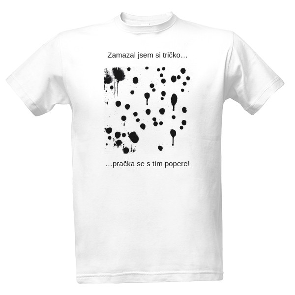 Tričko s potiskem [old] Pračka se s tím popere…