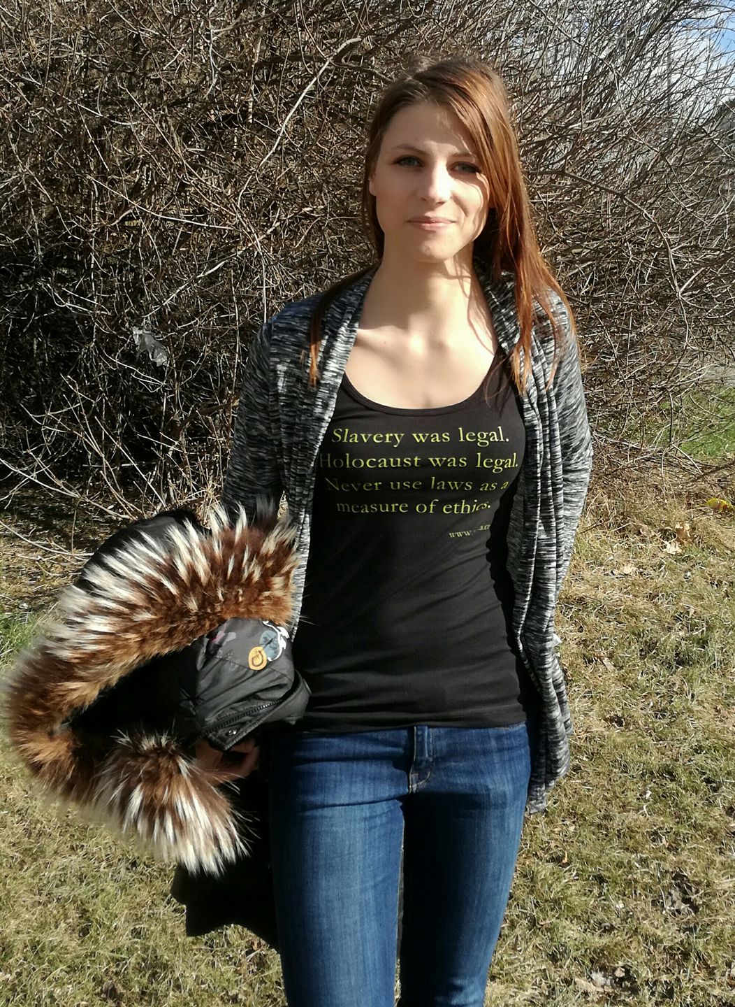 Tričko s potlačou Laws and Ethics (FB)