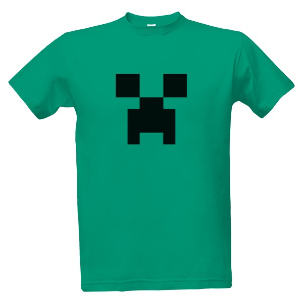 Tričko s potlačou Minecraft creeper - BOY