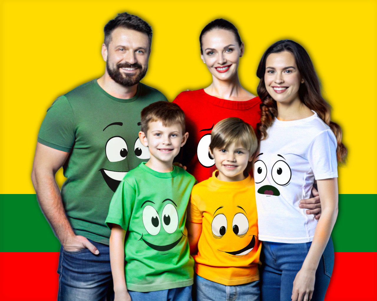 Tričko s potiskem M veselá parta 3