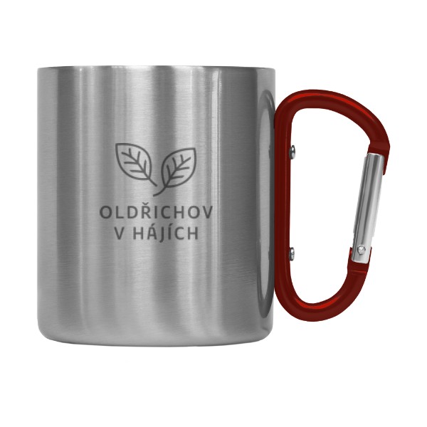 Hrnček nerez s karabinou s potlačou Nový produkt