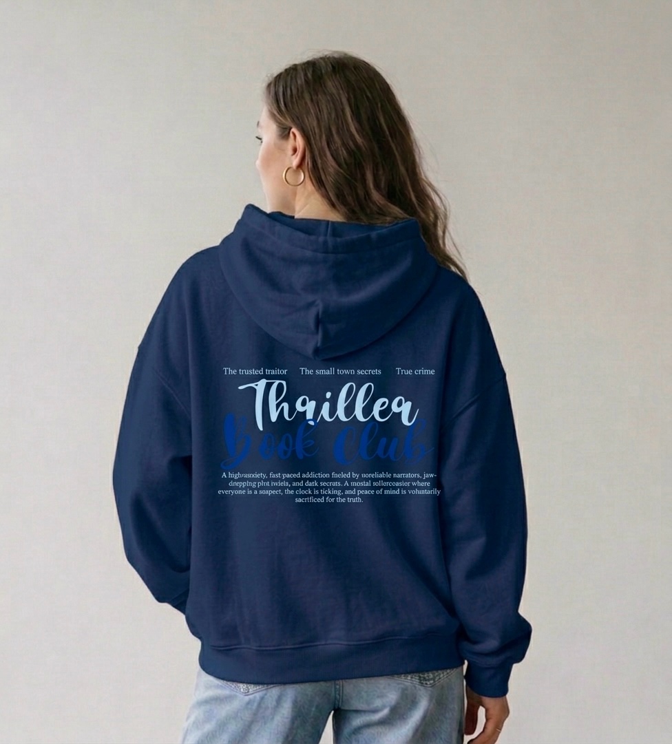 Thriller Book Club hoodie s kapucí