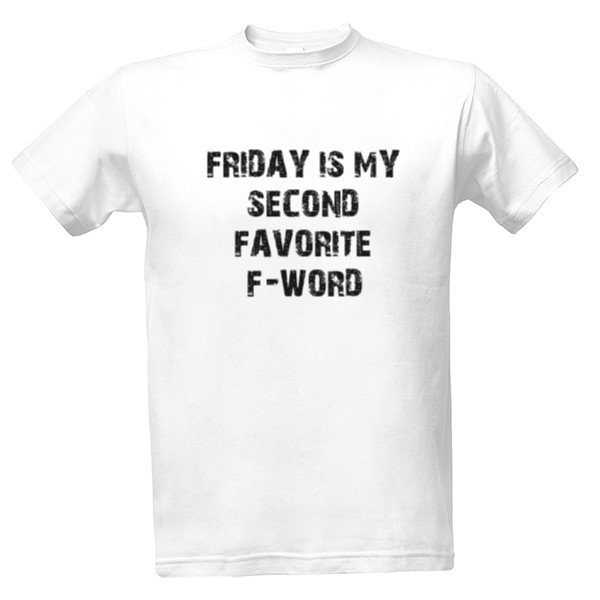 Tričko s potlačou F-WORD