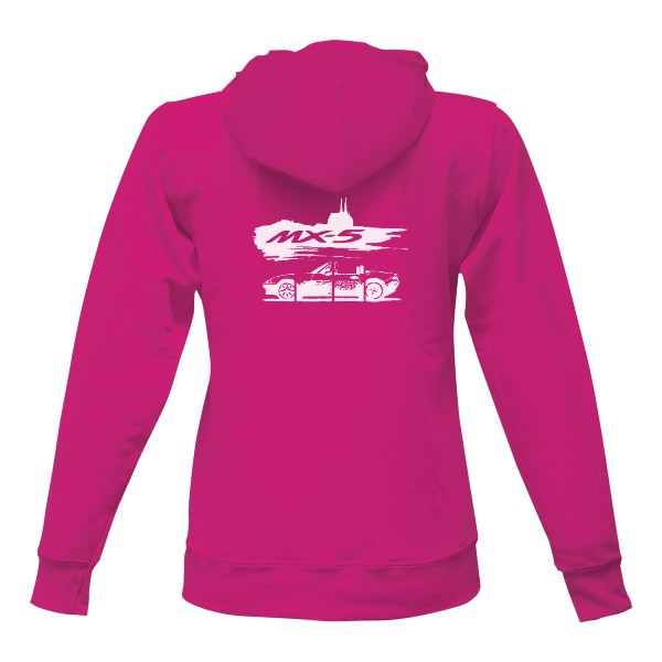 Dámská Mikča Just Hoods - Fuchsia