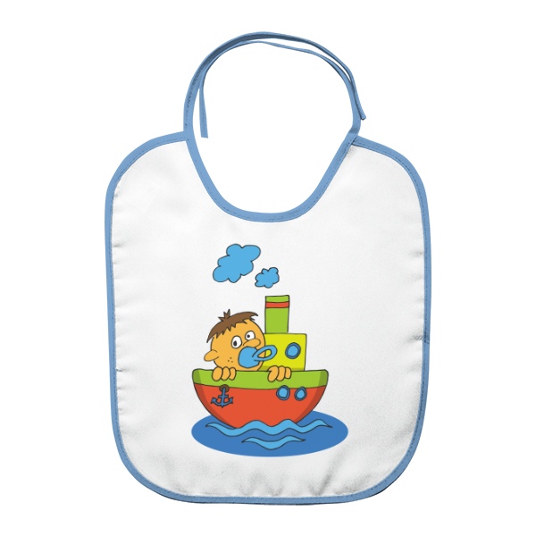 Podbradník s potlačou Parník Brindáček