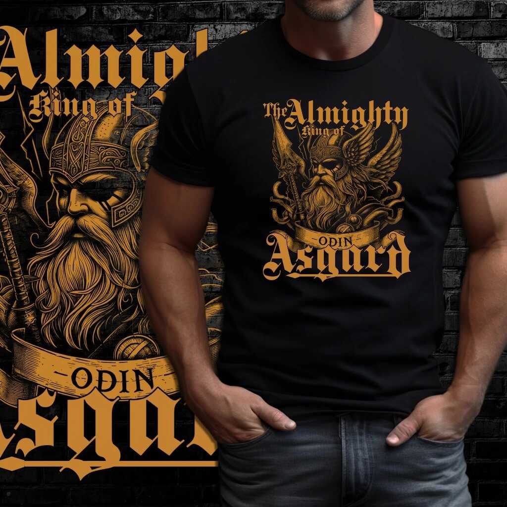 Tričko s potiskem Odin-King of Asgard