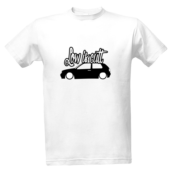 Tričko s potlačou golf mk3