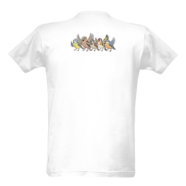 Maker Birds - tmavý motiv pro tmavá trička