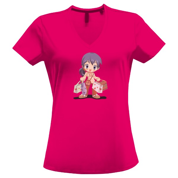 Shopping girl T-shirt