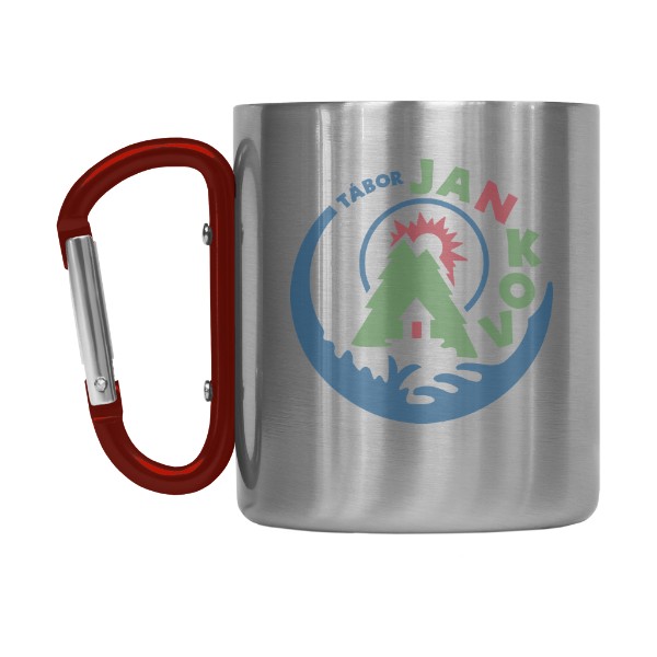 Jankovský nerez hrnek s karabinou